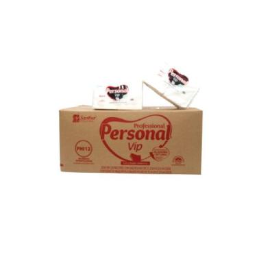 Imagem de Papel Higiênico Interfolhado Branco Folha Dupla Personal Vip Caixa C/2