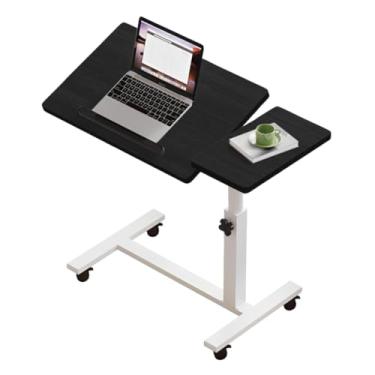 Imagem de Mesa Ergonômica para Notebook MDF com Altura Ajustável e Tampo Reclinável Conforto e Estabilidade(Preto)