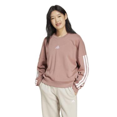 Imagem de Moletom Adidas Essentials Três Listras - ROSE GG-Feminino