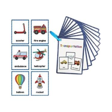 Imagem de Cartões De Vocabulário Em Inglês Para Crianças Montessori, Auxílios De