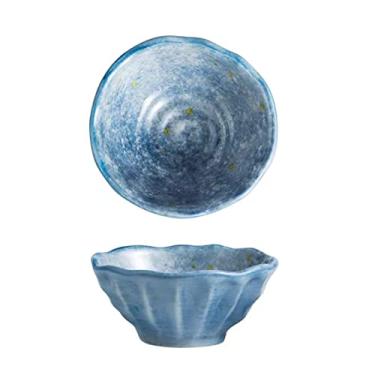 Imagem de Cuiynice Tigela de salada de cerâmica criativa lanche de frutas prato de tempero prato de molho doméstico tempero molho de soja vinagre prato pequeno tigela pequena