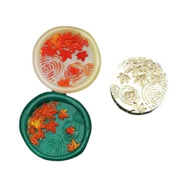 Imagem de Carimbo De Cera Com Flores 25MM, Cabeça De Carimbo Retro Para Convites