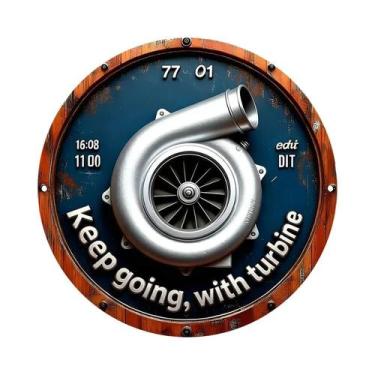 Imagem de Placa De Metal Retro Azul Laranja Com Motor V8, Decoração De Garagem C