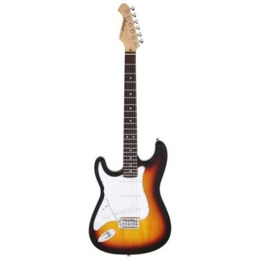 Imagem de Guitarra Aria Stg-003-m Lh 3 Tone Sunburst (canhoto)