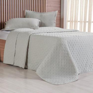 Imagem de Kit Colcha Casal Miraggio New Soft 220x240cm Verde Alfafa