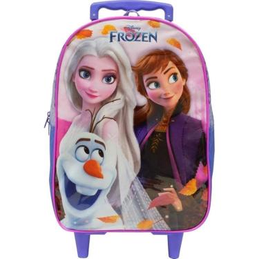 Imagem de Mochila Rodinhas M 14 frozen Elsa e Anna Xeryus