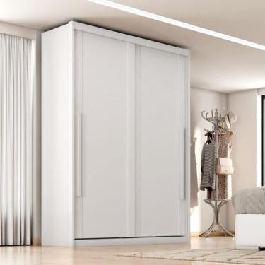 Imagem de Guarda Roupa Solteiro Splendido 100% MDF 2 Portas de Correr 3 Gavetas 