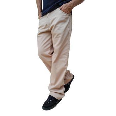 Imagem de Calça Jeans Balão Reta Regular Oversized Masculina-Masculino