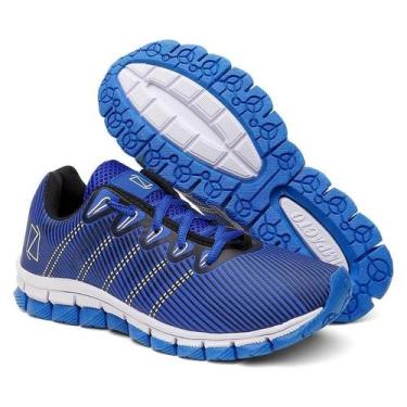 Imagem de Tenis Masculino Titanium Lorenzzo Lopez Esporte Academia Leve, Azul ma