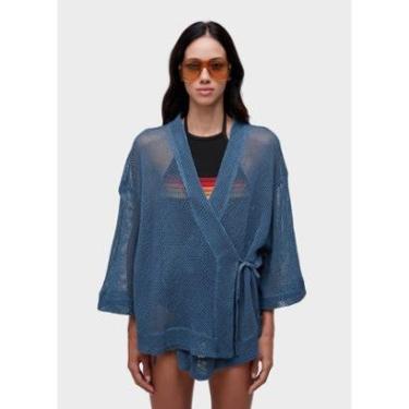 Imagem de Kimono tela mixed fabrics OSKLEN-Feminino