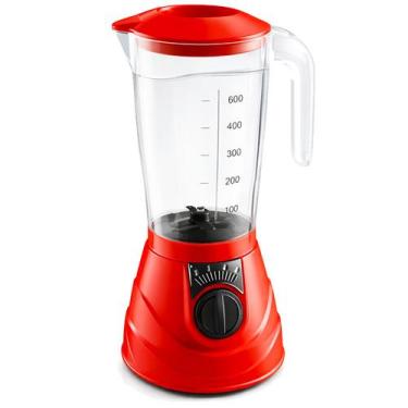 Imagem de Liquidificador Cozinha Infantil Vermelho Brinquedo Copo Rosa - - Altim