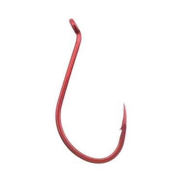 Imagem de Anzóis De Pesca Vermelhos Com Olhos, 25 Peças, Equipamento De Pesca Ao