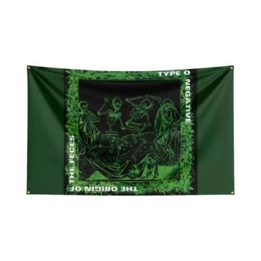 Imagem de Bandeira De Banda De Rock Pesado Em Poliéster Com Impressão Digital, A