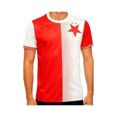 Imagem de Camisetas Casuais Esportivas Da Moda Praha Slavia Para Homens, Mulhere