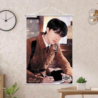 Imagem de Pôster de pintura de parede Stray Kids Kpop Idol 40x60cm - taiyuanketa