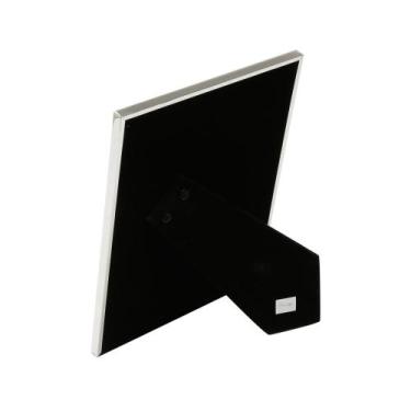 Imagem de Porta Retrato Wolff Friso Prata de Aço 10cm x 15cm