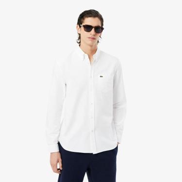 Imagem de Camisa Lacoste Regular Fit em Oxford Masculina-Masculino