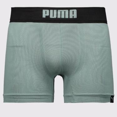 Imagem de Cueca Boxer Puma Sem Costura Verde Claro, M