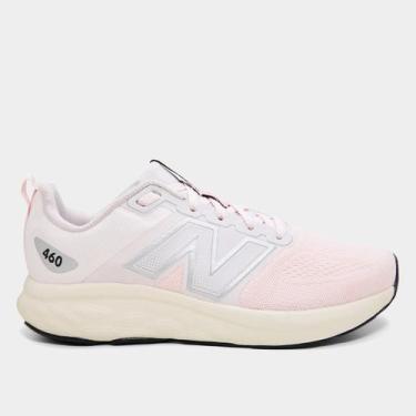 Imagem de Tênis New Balance 460 V4 Feminino, Rosa, Prata, 38