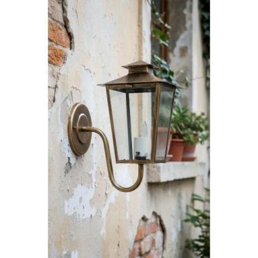 Imagem de Arandela Ouro Velho Vidro Transparente Colonial 14B - Congratulations 