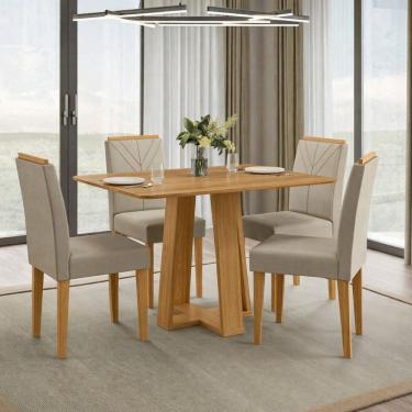 Imagem de Conjunto 1 Mesa e 4 Cadeiras Rubi YPE/JA01