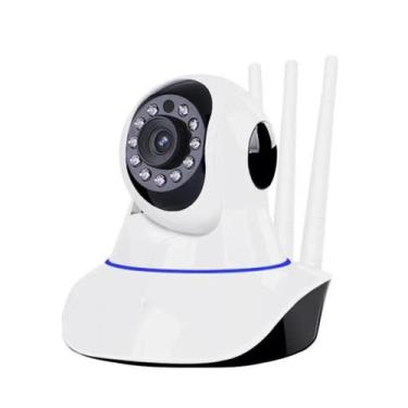 Imagem de Câmera Wifi Vira 360 3antenas Ip Geraçâo Visâo Noturna APP Yoosee - Ke