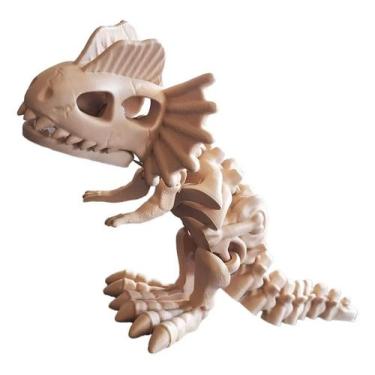 Imagem de Boneco Figure Articulado Dinossauro Esqueleto Dilophosaurus - Generico