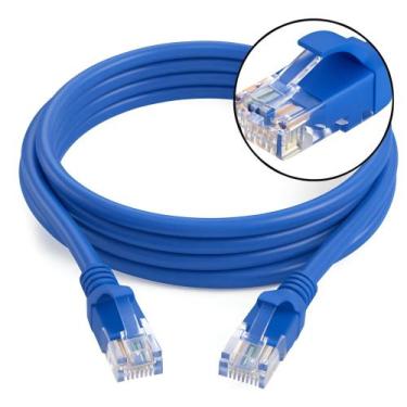 Imagem de Cabo De Rede 3 Metros Crimpado Internet Rj45 Cat5e Ethernet Lan Alta V