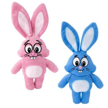 Imagem de Coelho Sansão e Dalila Bonecos de Pelúcia Brinquedo Turma da Monica In