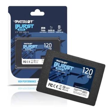 Imagem de SSD Patriot Burst Elite 120GB, 2.5 Pol, SATA III, Leitura 450MB/s E Gravação 320MB/s - Pbe120gs25SSDr