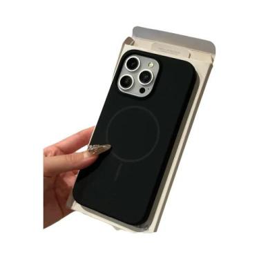 Imagem de Capa De Silicone Líquido Para iPhone 16E 16 15 14 13 12 11 pro Max Com