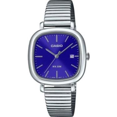 Imagem de Relógio Casio Retangular Aço-Feminino