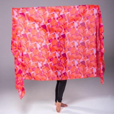 Imagem de Véu de Chiffon Estampado Dança do Ventre - VEU-CHI-17 - atelier patríc