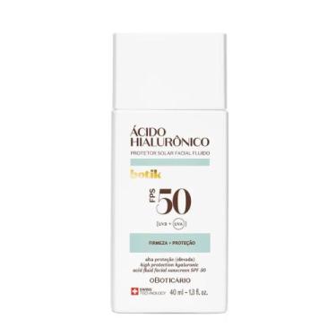 Imagem de Protetor Solar Facial Fluido FPS 50 Botik Ácido Hialurônico 40ml - Cui