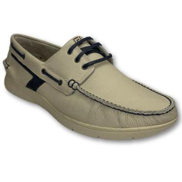 Imagem de Sapato Mocassim Casual Masculino Free Way Hive 05, Bege, 41