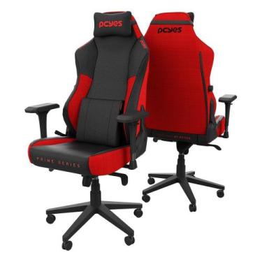 Imagem de Cadeira Gamer PCYES, Prime, Até 150Kg, Reclinável, Com Almofadas, Cili