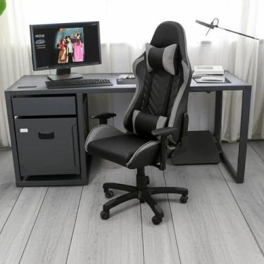 Imagem de Cadeira Gamer Dazz Elite Pro com Apoio Lombar e Cervical Preto