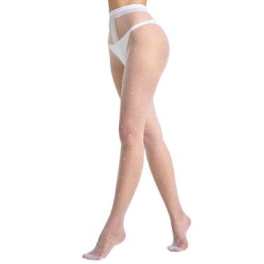 Imagem de Meia-calça LABELLA 15D Polka Dot para mulheres, S-XL - LABELLA FIGURA 