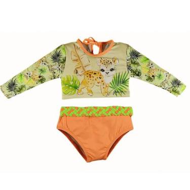Imagem de Biquini Infantil Longo Safari Menina Proteção UV 50+ Grow Up, G