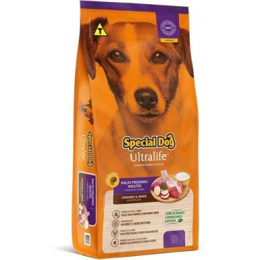 Imagem de Ração Special Dog Ultralife Raças Pequenas Adultos Cordeiro e Arroz - 