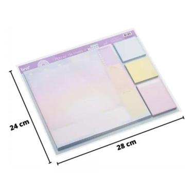 Imagem de Planner de Mesa com 3 Smart Notes 280x240mm - Dreams - 54 folhas - BRW