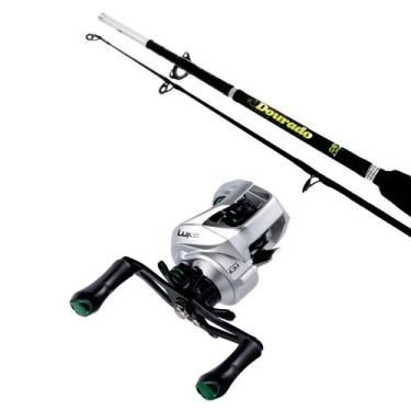 Imagem de Vara Pesca Dourado 1,65m 30lbs + Carretilha Luke Prata Direita - Marur