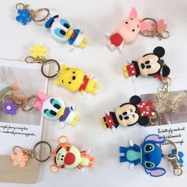 Imagem de Chaveiro Disney Mickey Minnie Pooh Leitão Stich Donald, Pooh