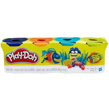 Imagem de Massinha de Modelar Play-Doh Com 4 Cores B5517 - Hasbro