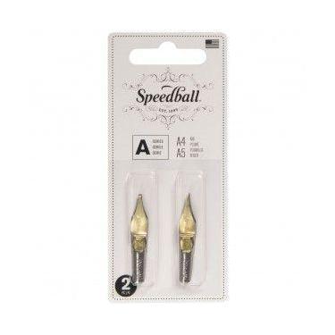 Imagem de Penas Caligrafia Speedball Aço Gótico Reservatorio Triplo