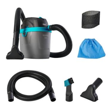 Imagem de Aspirador de Pó e Água Portátil WAP GTW Compact 1400W 2,5L com Função Soprador Cinza-Preto-Verde 220V