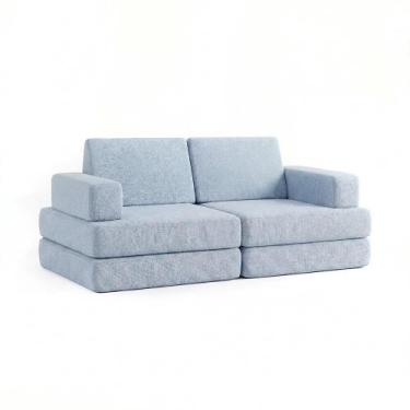 Imagem de Sofá Infantil de Brincar Herval Kids, Azul