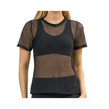 Imagem de Blusa Selene Tela Fitness 24834 Preto, P, Preto