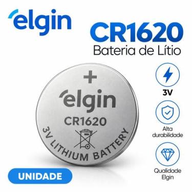 Imagem de Bateria Pilha CR2016 3V modelo moeda para controles alarmes automotivo