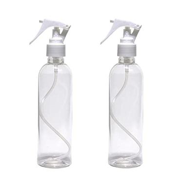 Imagem de 2 Frascos Borrifador Spray 250ml Cilíndrico Alto Mg